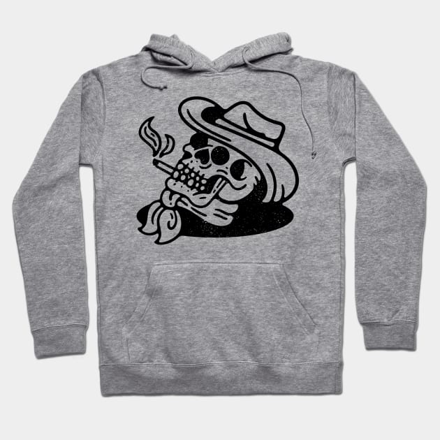 Cowboy Skull Hoodie by Nick Quintero